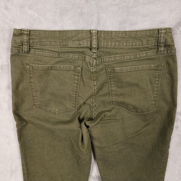 Prana Kara jean fitted low rise women's 4/27 cargo green - Picture 10 of 12